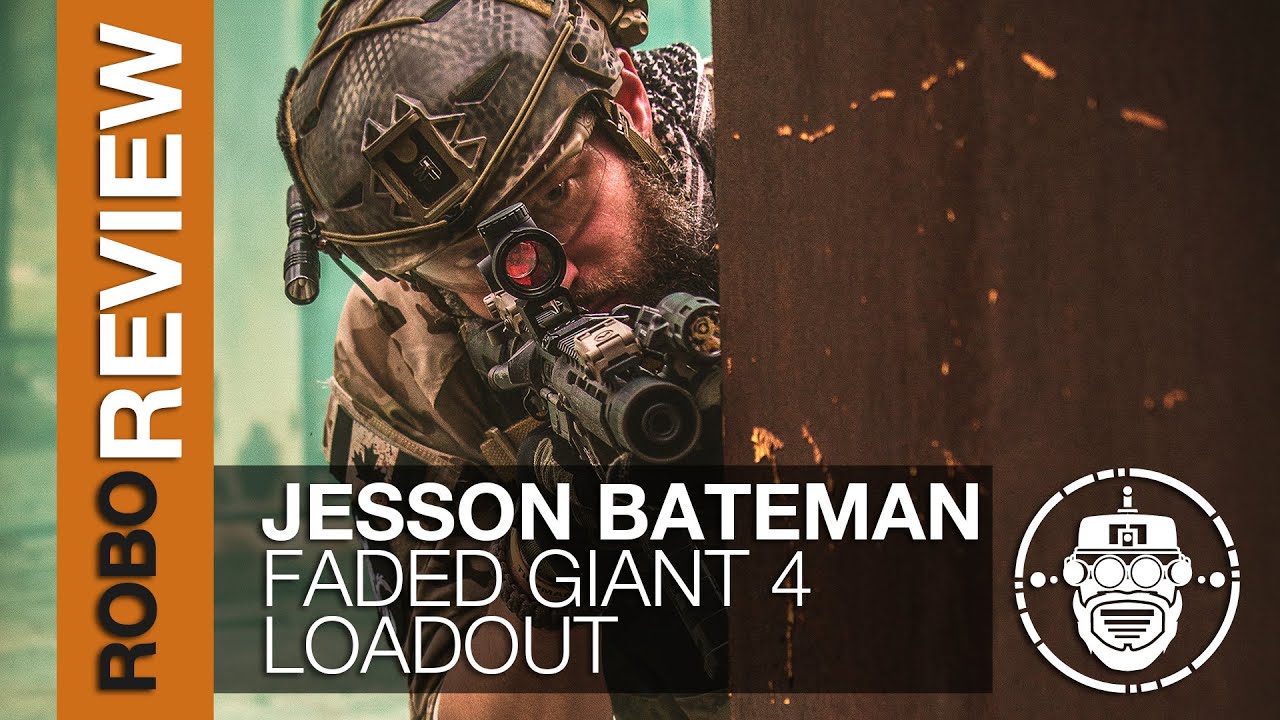 Robo-Airsoft: Robo Gear Review - Faded Giant 4 Loadout: Jesson "angry.canadian" Bateman