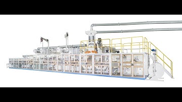 Full servo disposal underpad(pet) pad making machine at 250m per minute  width 450-900mm