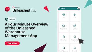 Présentation de l'application Unleashed Warehouse Management en quatre minutes | Unleashed Traini... screenshot 5