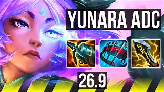 YUNARA &amp; Lulu vs DRAVEN &amp; Blitzcrank (ADC) | 65K damage | EUW Master | 26.9