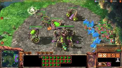 ROOTDestiny (Z) vs. ROOTPrincess (T) [Game 2] (Part 1/2) - Starcraft 2