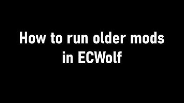 ECWolf: How to run classic Wolf3d mods