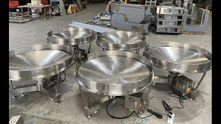 Rotary Packing Tables | 304# Stainless Steel Frame | Speed Adjustable