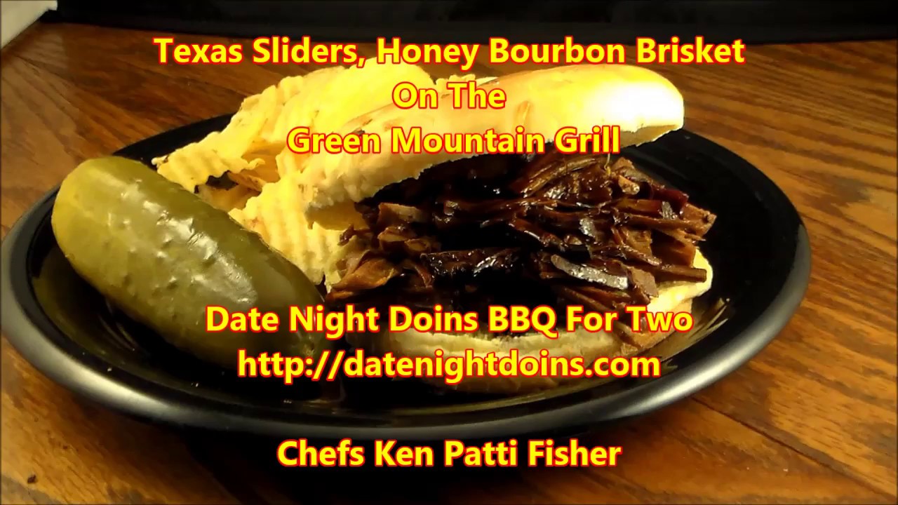 Texas Sliders, Honey Bourbon Brisket Green Mountain Grill YouTube