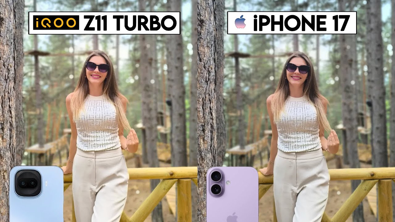 iQoo Z11 Turbo Vs iPhone 17 Camera Test & Comparison 