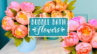 Unleash Your Creativity: Make Stunningly Realistic Bubble Bath Flowers!
