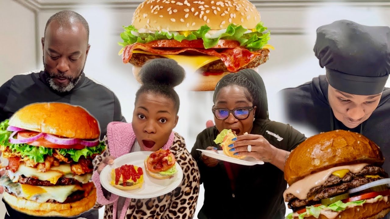 WHO CAN MAKE THE BEST CHEESEBURGER🍔 *CHEESE BURGER CONTEST*