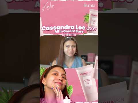 Cassandra Lee use All In One UV Base by Illumia