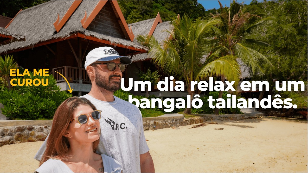 Me recuperando de um burnout em uma ilha paradisíaca.