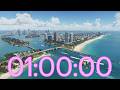 1 Hour Countdown Timer ⏳ GTA 6 Vice City (Relaxing Countdown)