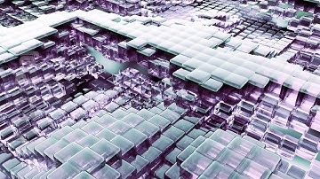 Animation of wave glass liquid with animated reflections. Loopable animation.