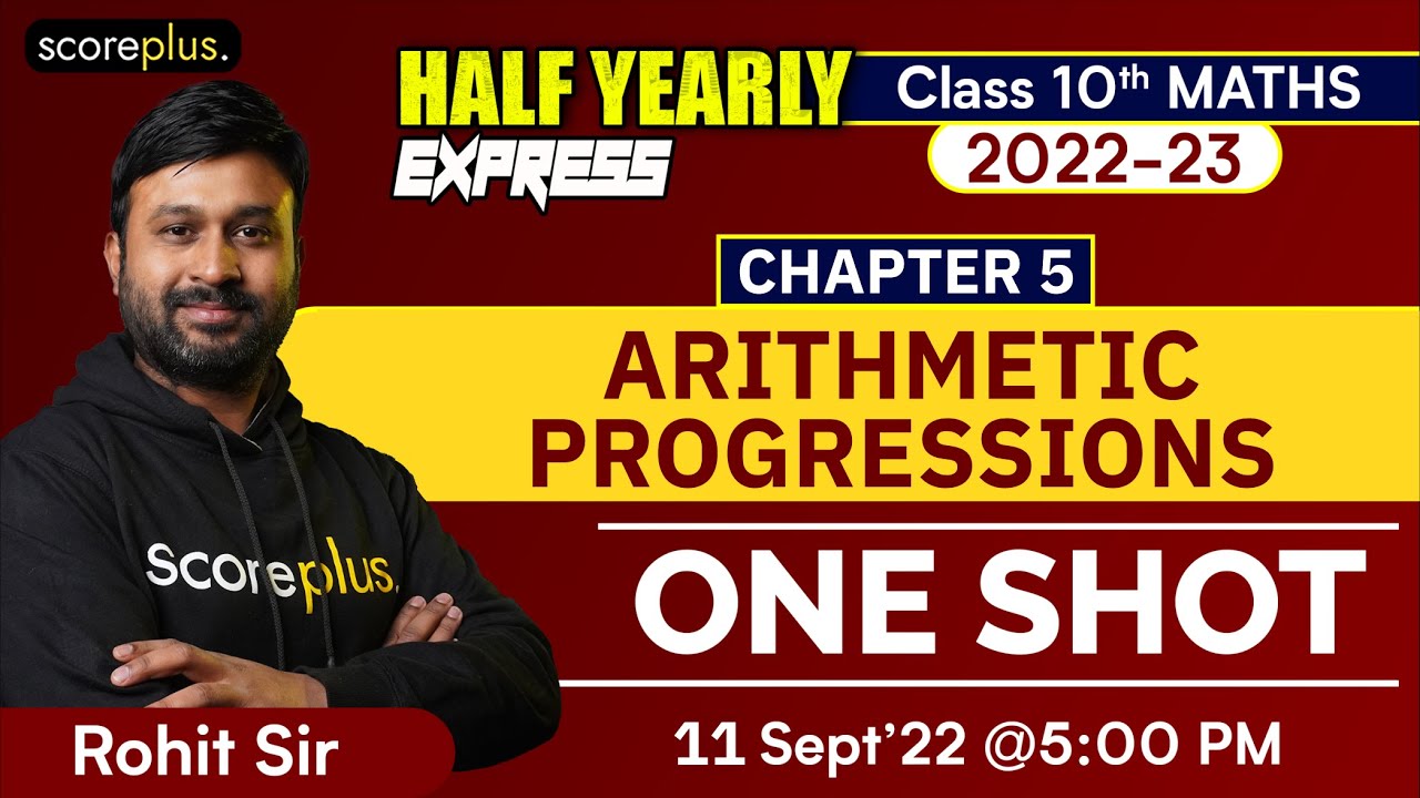 Class 10 Maths | Chapter - 5 | Arithmetic Progressions One Shot | Rohit ...