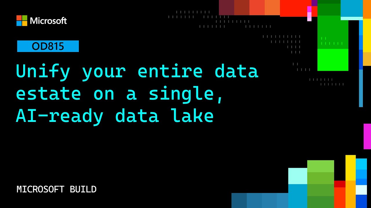 Unify your entire data estate on a single, AI-ready data lake | OD815