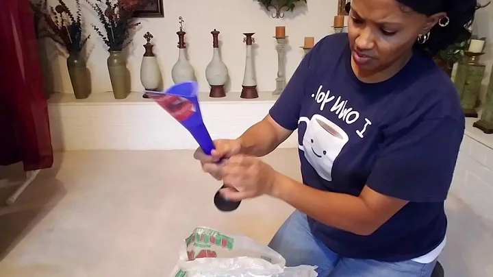 how to make a sand weight for a balloon colum