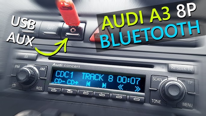 Bluetooth und DAB+ für Autoradio Audi Concert 4