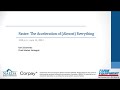 Faster: The Acceleration of (Almost) Everything [Webinar]