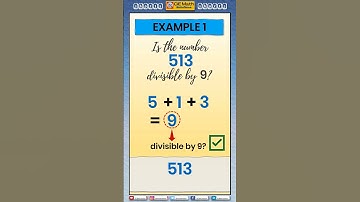 How to determine if a number is divisible by 9 | Divisibility by 9 | Rules of Divisibility |#shorts