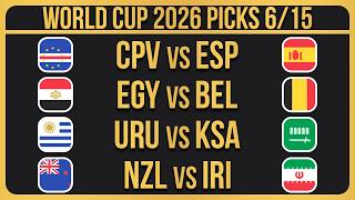 World Cup 2026 Picks Today 6/14/26 FREE Best Bets &amp; Predictions