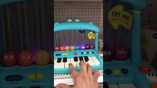 Smoke On The Water Played on a  Toy Piano #shorts