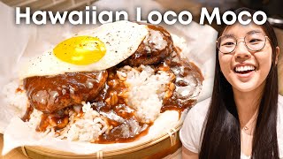 Hawaiian Loco Moco 🔥 (JUICY Meat + Homemade GRAVY on Rice)
