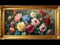 Blooming Harmony – 4K Oil Painting Wallpaper for Peaceful Homes | 4K Frame TV Art