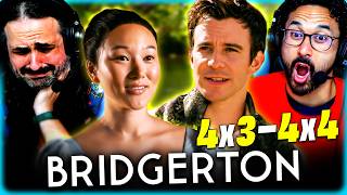 BRIDGERTON 4x03 & 4x04 REACTION - MY COTTAGE GETS WILD! - FIRST TIME WATCHING