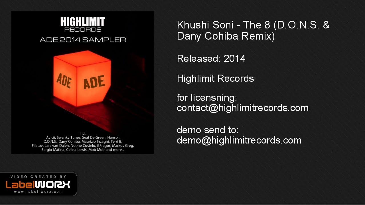 Watch Khushi Soni - The 8 (D.O.N.S. & Dany Cohiba Remix) on YouTube Watch Khushi Soni - The 8 (D.O.N.S. & Dany Cohiba Remix) on YouTube