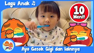 Lagu Gosok Gigi Ayo Gosok Gigi | 10 Menit Kumpulan/Kompilasi Lagu Anak Balita | Coco dan Nana