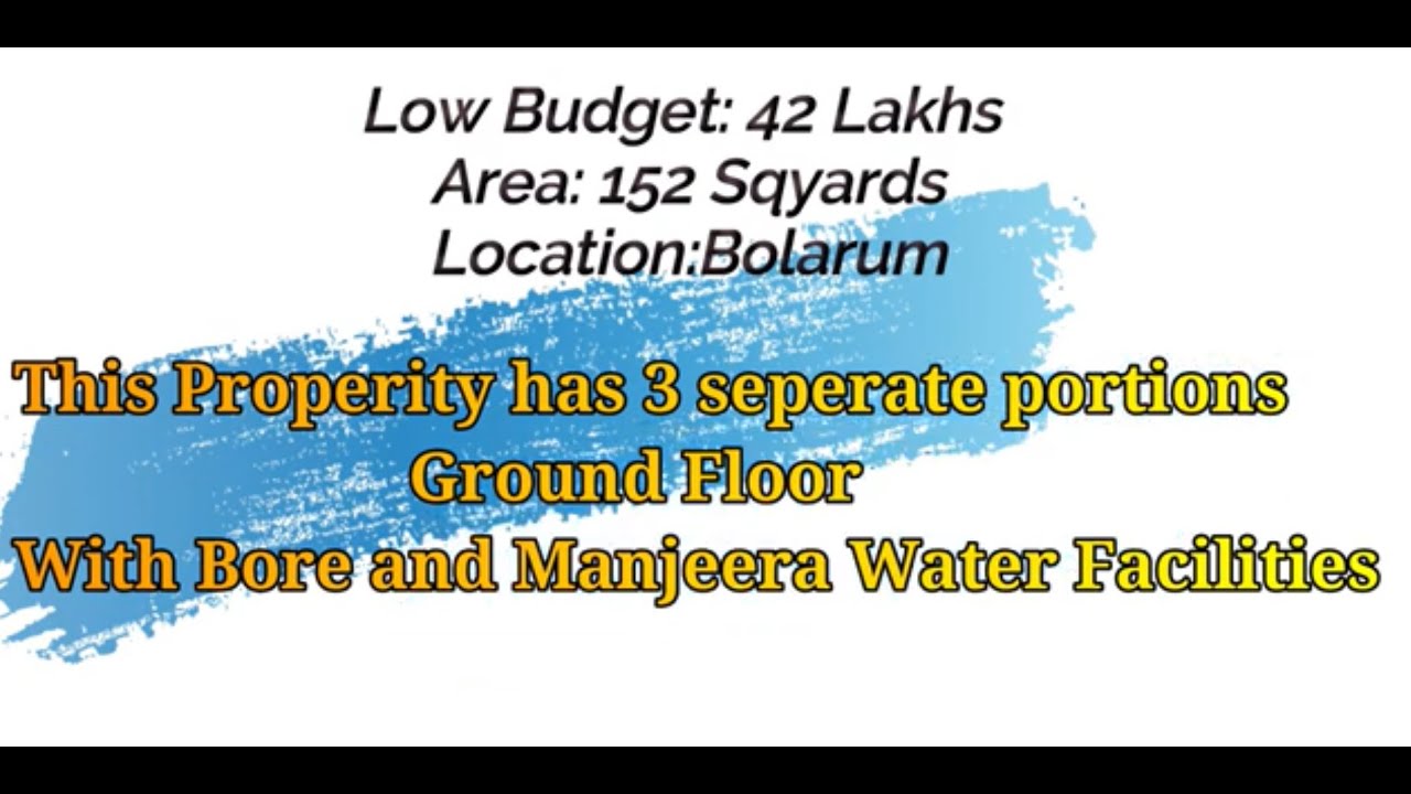 House For Sale alwal bolarum east facing YouTube