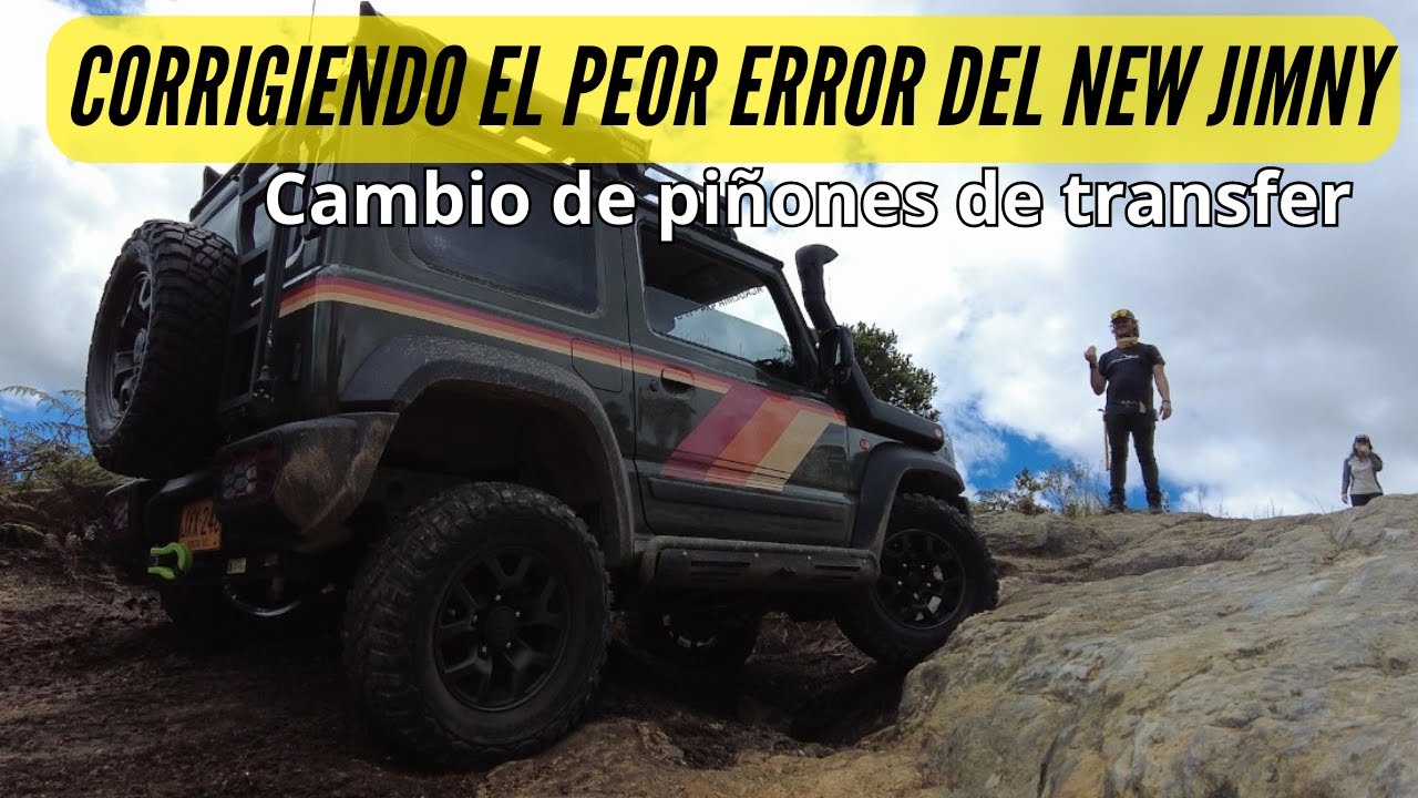 Mejoras en el Suzuki New Jimny 2022. Le cambiamos la piñoneria del transfer case. 15%High/104%Low