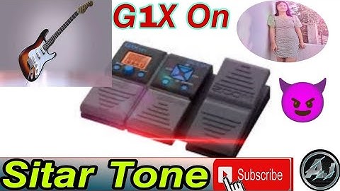 G1X On  ||  #Sitar Tone #Guitar Processor