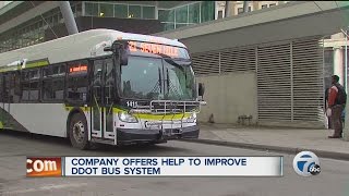Company offers help to improve Detroit's bus system
