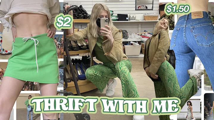 thrift with me *I found dreamy decor + vintage lev...