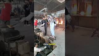 WhatHappensWhenaGlassFurnaceStops?!😱#GlassFactory#IndustrialSecrets#NeverStop#factorylife Information