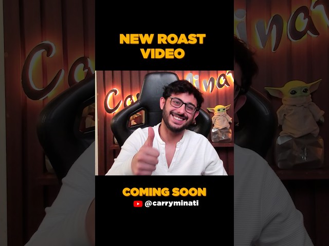 New Roast Video coming out soon!              #carryminati #roast #comedy #indianfood #shorts