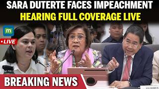 LIVE: House of Representative Committee On Justice Hearing: Impeachment Hearing On VP Sara Duterte