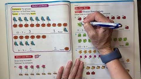 Go Math Chapter 2 Lesson 5 "Use Pictures and Subtraction to Compare"