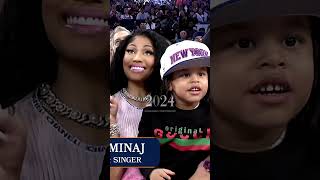 Nicki Minaj and her son Papa Bear then and now 🥹💖 #nickiminaj #shorts #viral