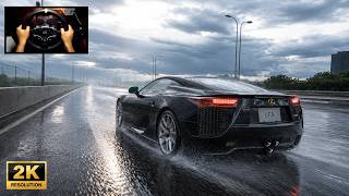 Lexus LFA — Pure V10 Sound | Assetto Corsa Wheel Gameplay