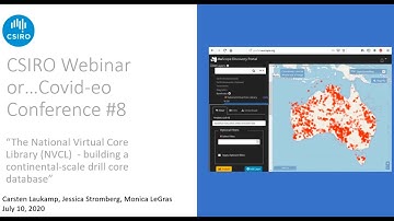 CSIRO Covideo Conference #8 - National Virtual Core Library continental-scale drill core database