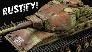Painting A Heavily Rusted-Out Tank With An Airbrush! (Conqueror Mk. 2, Dragon 1/35)