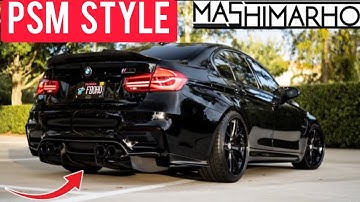 PSM STYLE DIFFUSER INSTALL ON MY F80 M3!!