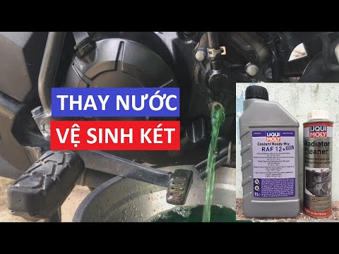 Video Cách thay nước mát và vệ sinh két nước cho xe máy |... - youtube