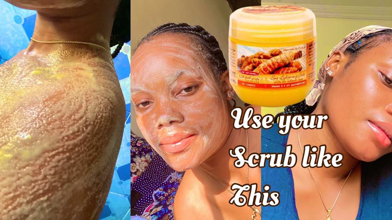 How To Properly Use And Mix The Carebeau Scrub For A Glowing And Dark spot Free Skin