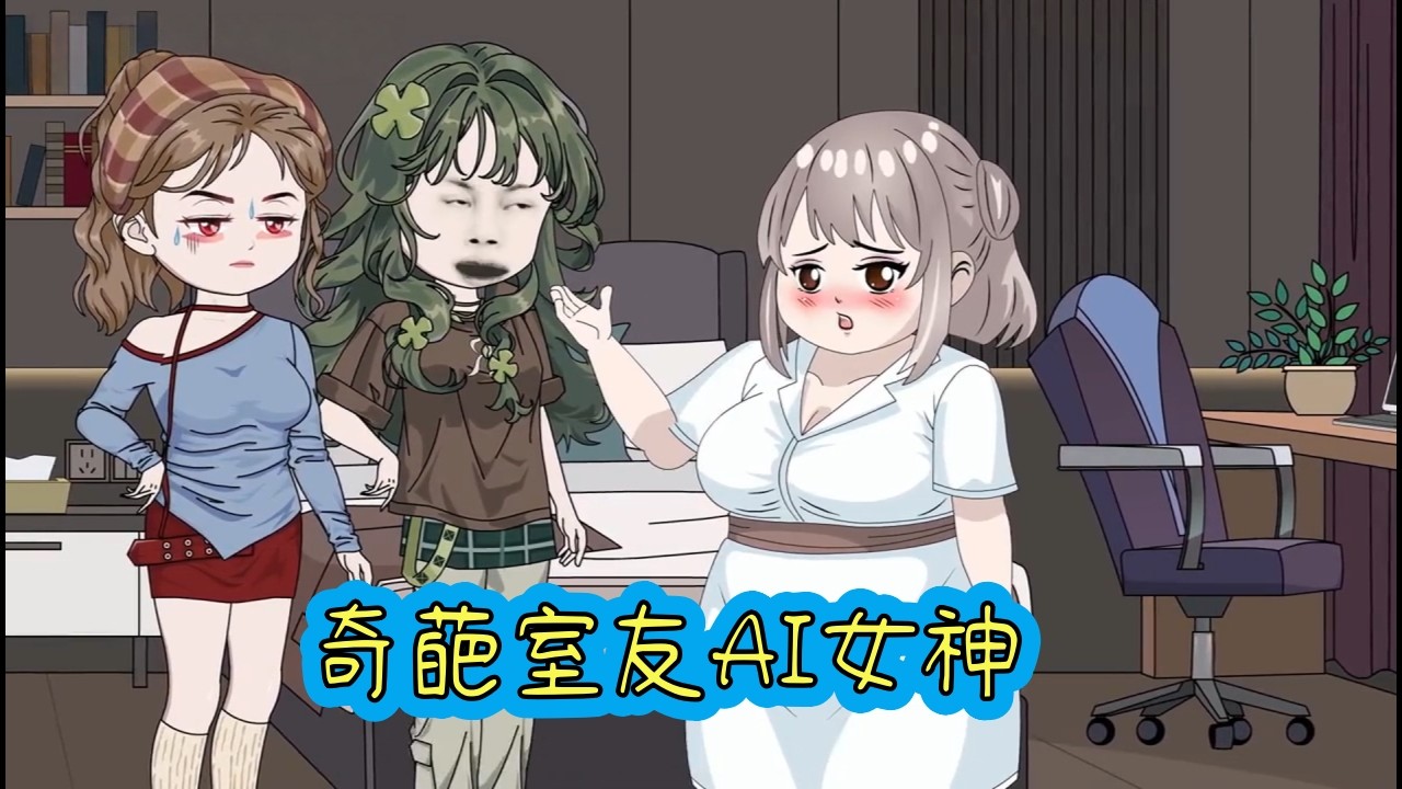 從200斤大胖子到網戀女神，室友靠AI換臉走上人生巔峰#完結版動畫#都市動畫#沙雕動畫#修仙#重生#古裝#女頻#甜寵##爽文