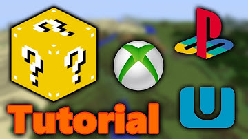 (Altes Video) Minecraft Lucky Blocks (WII U/PS/Xbox) erstellen OHNE HACKS/MODS