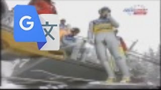 David Goldstrom comments Małysz jumps but its dubbed by Japanese Google Translate (Krakers #45)