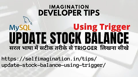 MySQL Trigger | Update Balance Using MySQL Trigger | MySQL Update Item Stock With Example