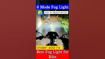 Best Fog light for bikes 🚦💥🚀💫 | 6 Mode + Pcr Light | under 300 on Flipkart  @Mr.pradhan #foglights