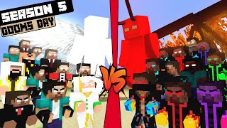 : Monster School SEASON 5 FULL EPISODE DOOMS DAY THE MOVIE - Minecraft Animations